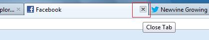 close tab