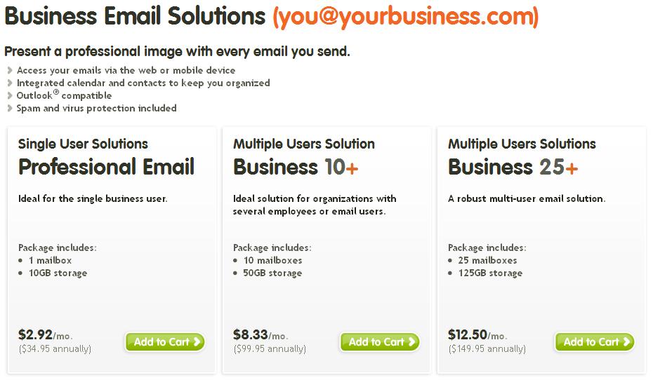 Register.com is just one of numerous options to buy a custom email domain so you can send emails from an address like you@yourbusiness.com.