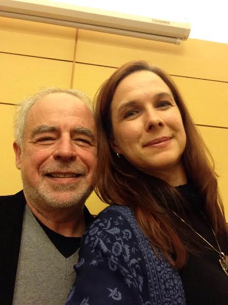 Surreal moments: getting author Richard Russo to take a selfie with me