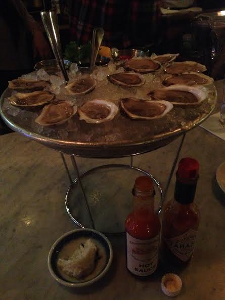 Oyster happy hour at Blue Ribbon Brooklyn