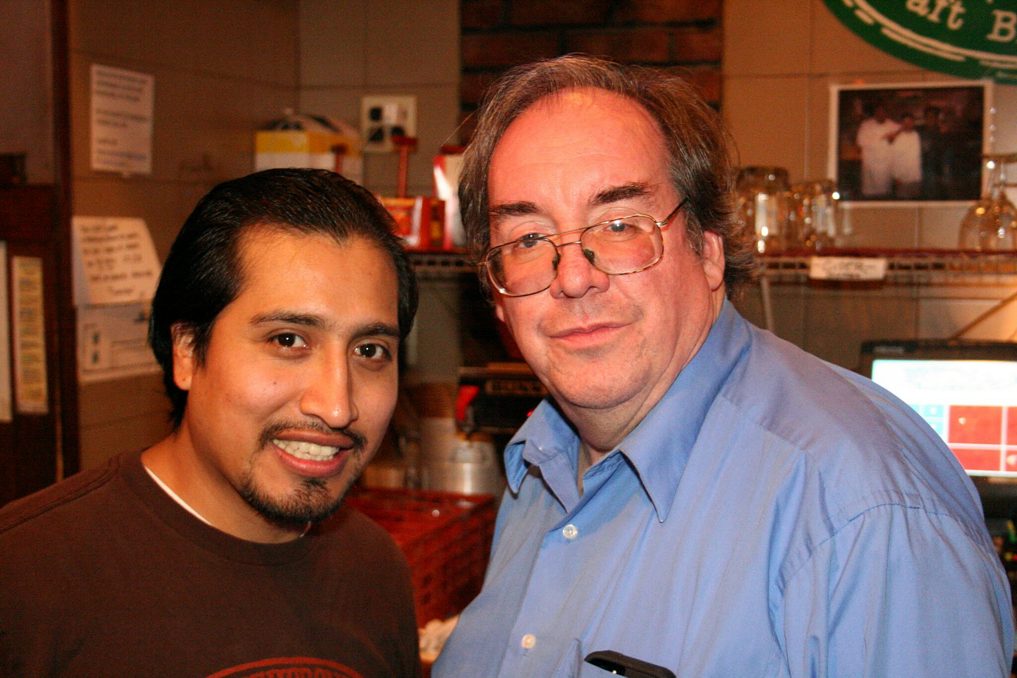 Alex was our other favorite waiter at Waterfront.  Photo by Geoffrey Adam Lewis