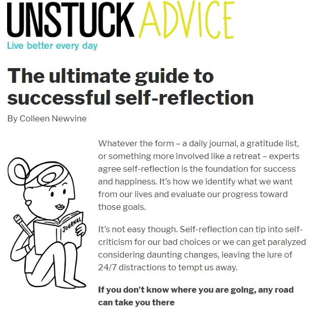 Unstuck self awareness